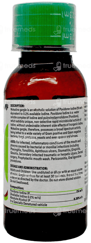 Wokadine Gargle 50Ml